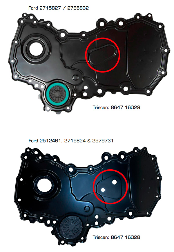 Tandremssæt inklusive dæksel til Ford 2.0 EcoBlue motorer