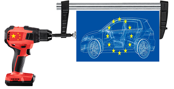 De europæiske bilproducenter og deres værdikæde er under massivt pres